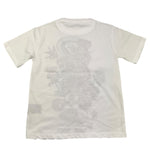JOHN RICHMOND t-shirt girocollo tinta unita con stampa in contrasto Bianco per Bambino RBA25190TS BIANCO JOHN RICHMOND 