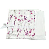 Miss Blumarine Coperta Tinta Unita con Stampa Fiori per Neonata IA4088 BIANCO MISS BLUMARINE 