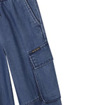 Michael Kors Pantalone Tinta Unita con Elastico In Vita per Bambina R30415 BLU MICHAEL KORS 