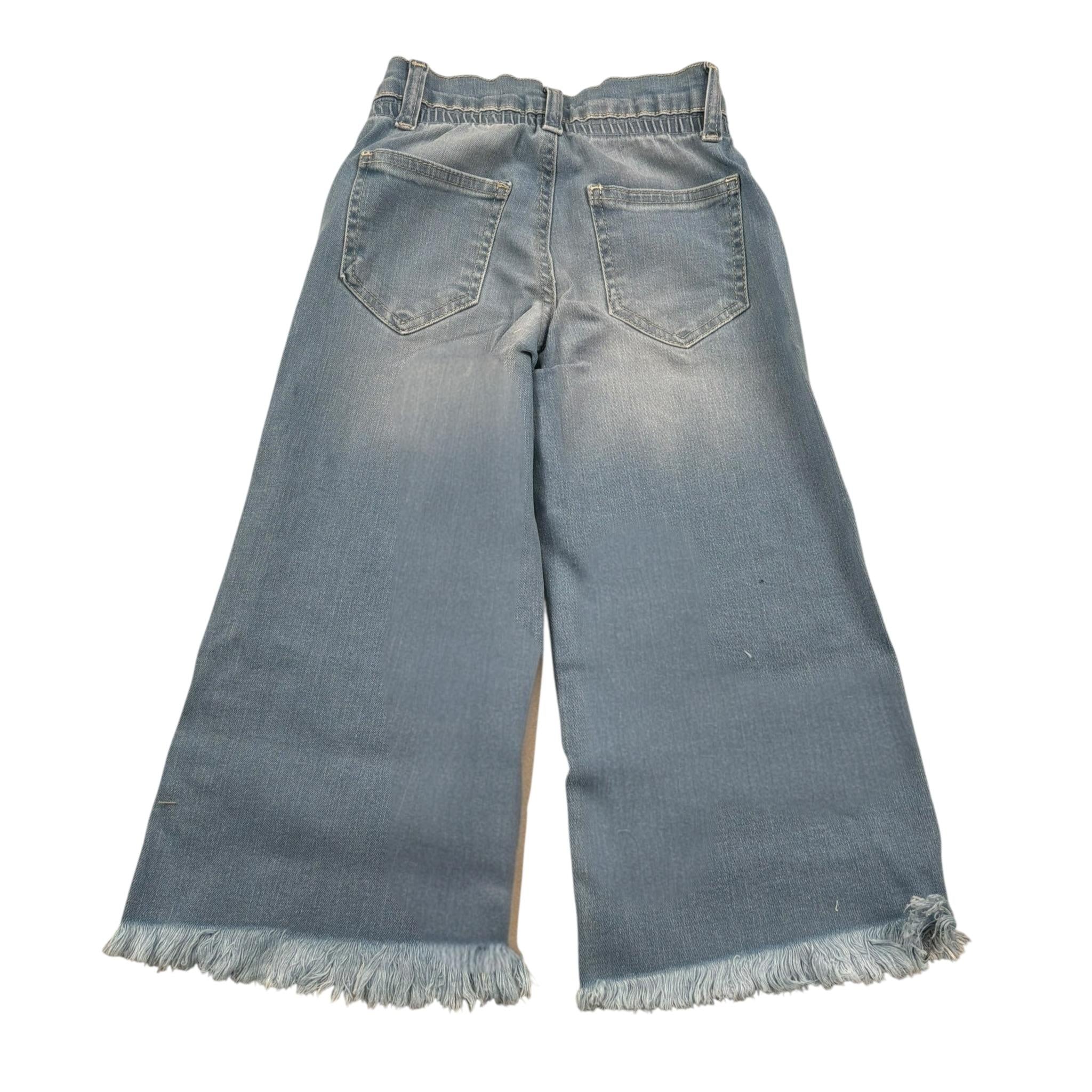 M+E' Jeans tinta unita Modello Palazzo Azzurro per Bambina UE1701J AZZURRO M+E' 