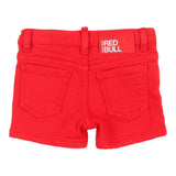Dsquared2 Bermuda Einfarbig Mit 5 Taschen Rot Für Jungen