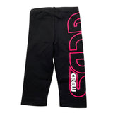 GCDS leggins tinta unita con stampa Nero per Neonata 028776 NERO GCDS 