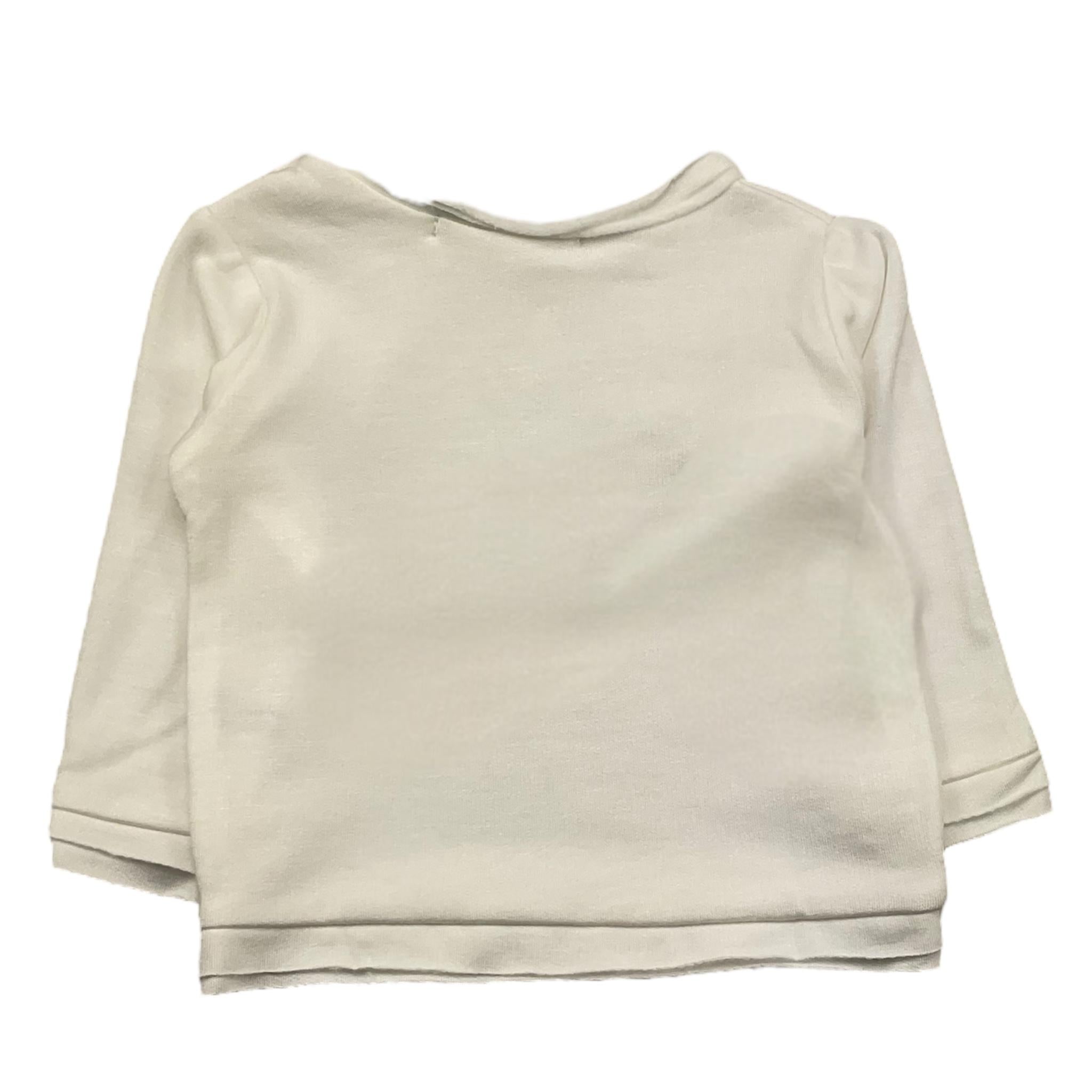 BAMBOOM+BABIES shirt girocollo tinta unita con stampa Bianco per Neonato 703 BIANCO BAMBOOM+BABIES 