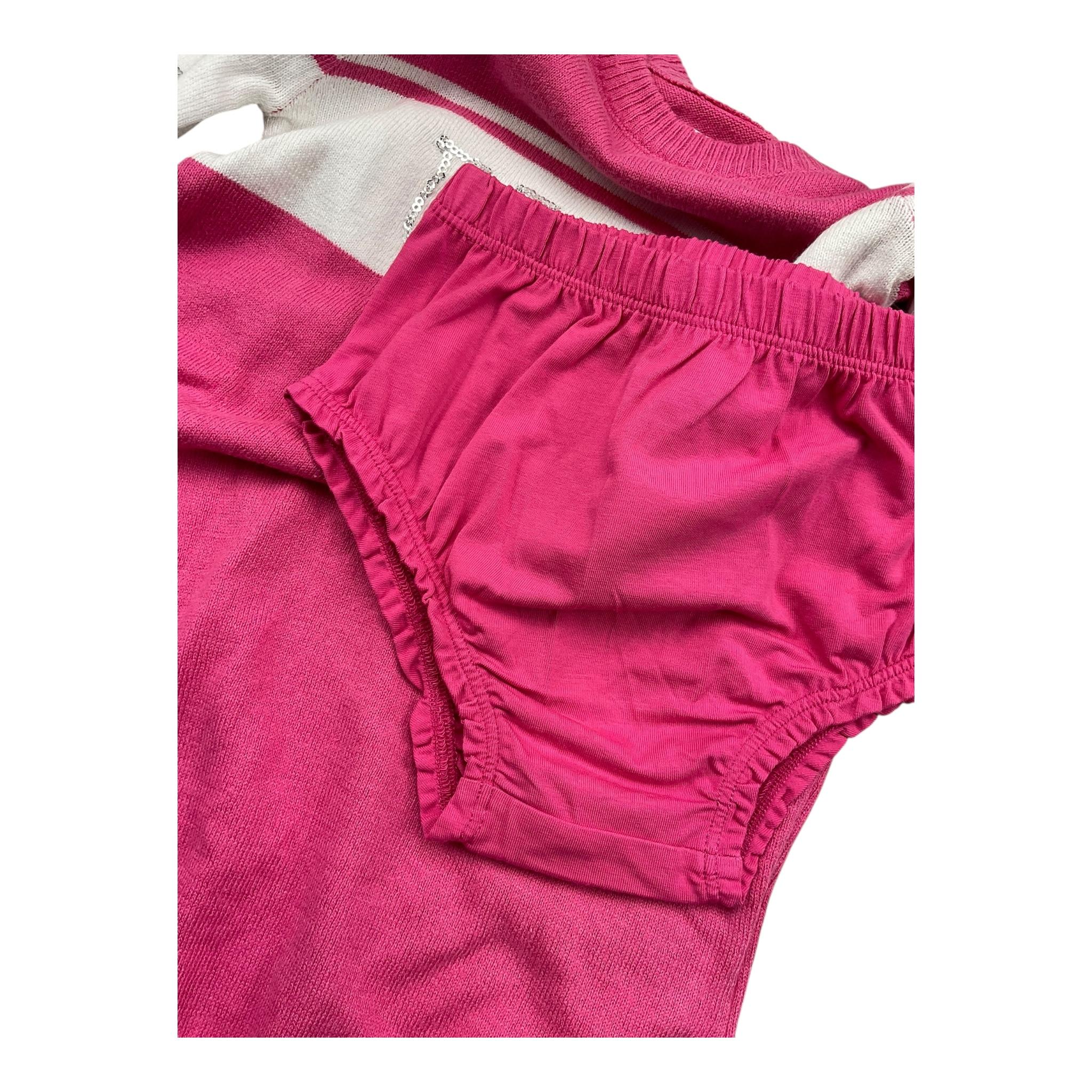 GUESS abito manica lunga tinta unita con culotte Fuxia per Neonata A4YK00Z3GW0 FUXIA GUESS 