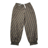 FENDI pantalone tuta reversibile bicolore Marrone/azzurro per Bambina JF065 MARRONE/AZZURRO FENDI 