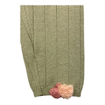 LOUISE MISHA leggins tinta unita Verde per Neonata GRCW24L0295N VERDE LOUISE MISHA 