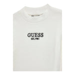 GUESS shirt tinta unita girocollo con logo Bianco per Bambina J4YI49KBZP4 BIANCO GUESS 