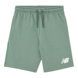 New Balance Bermuda Felpa Tinta Unita con Logo per Bambino LAKB0013 VERDE NEW BALANCE 