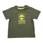 Timberland T-Shirt tinta unita con Stampa Verde per Neonato T60100 VERDE TIMBERLAND 