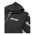 Blauer Felpa con Zip E Cappuccio Tinta Unita con Stampe per Neonata 25SBLGF02547N NERO BLAUER 