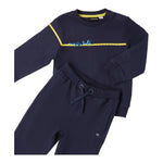 SARABANDA completo 2pz felpa-pantalone tinta unita Blu per Neonato A000 BLU SARABANDA 