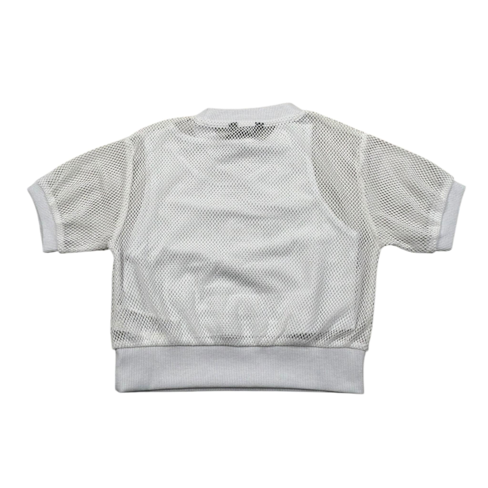 Refrigiwear T-Shirt Girocollo Tinta Unita Trafrato per Bambina 344MRFJS25 BIANCO REFRIGIWEAR 