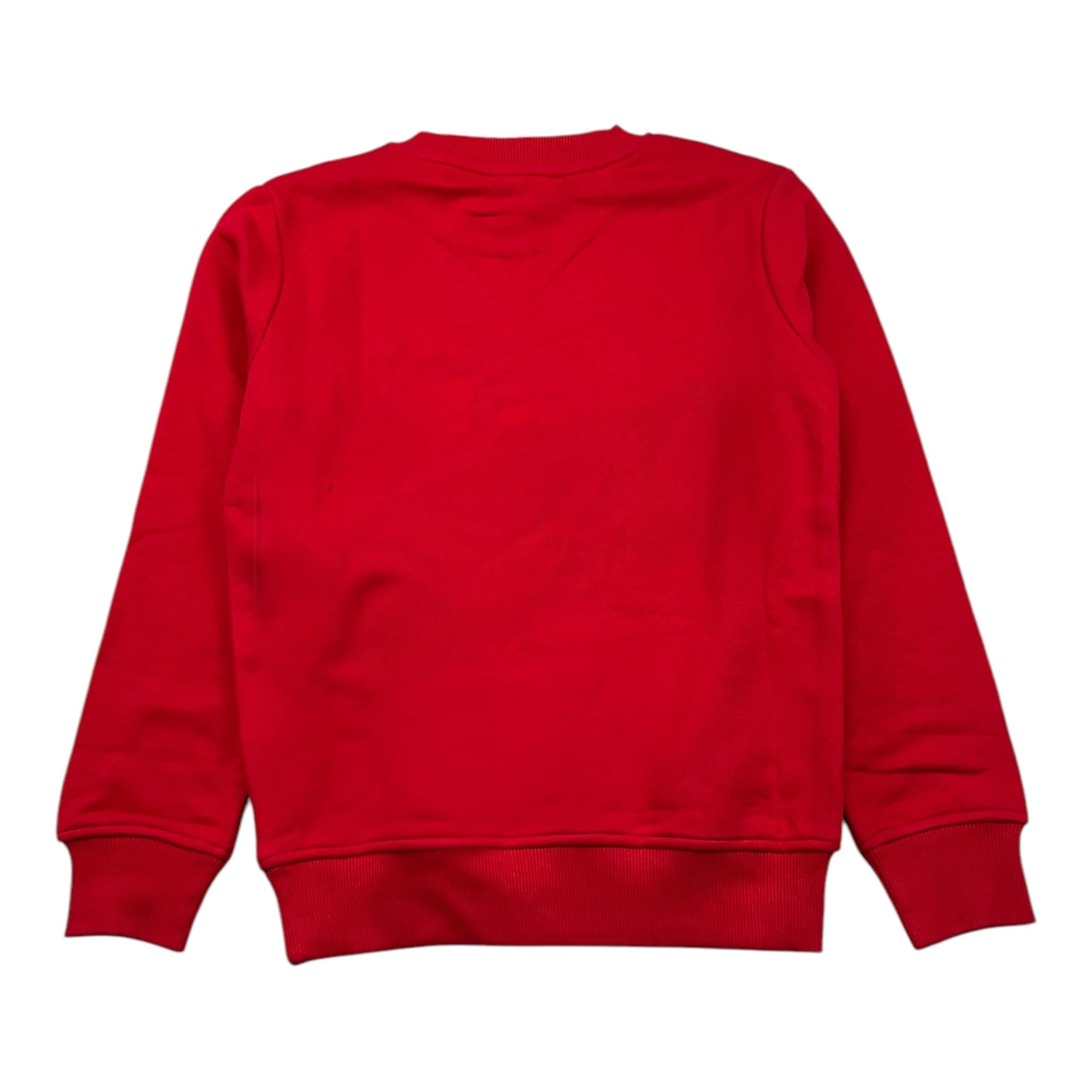 JOHN RICHMOND felpa girocollo tinta unita con stampa Rosso per Bambino RBA24110FE ROSSO JOHN RICHMOND 