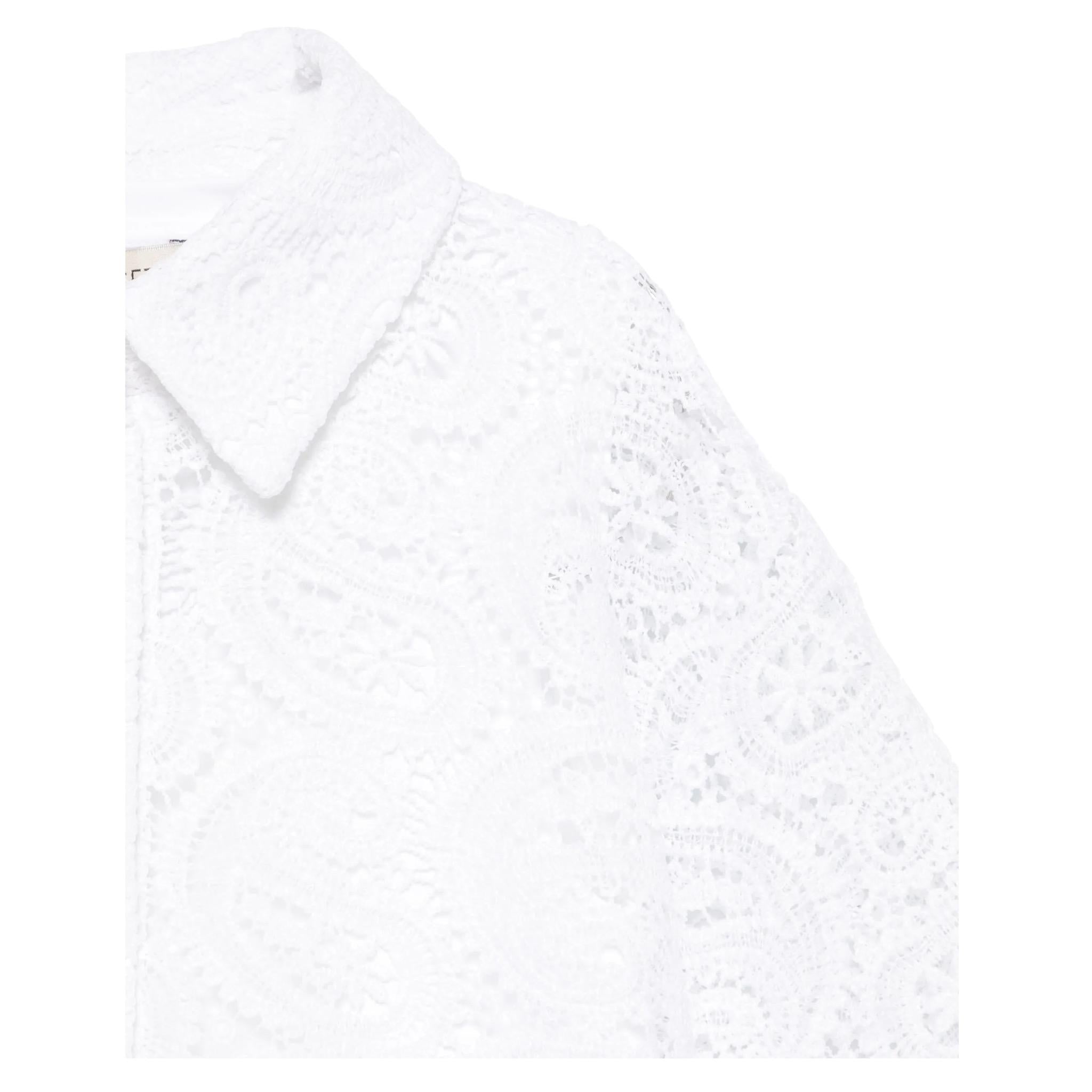 Twinset Set Camicia-Canotta tinta unita Traforata Bianco per Bambina 251GJ2QR0X BIANCO TWINSET 