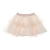 Liu Jo Einfarbiger Rock mit Rüschen und elastischer Taille Rosa für Baby Mädchen