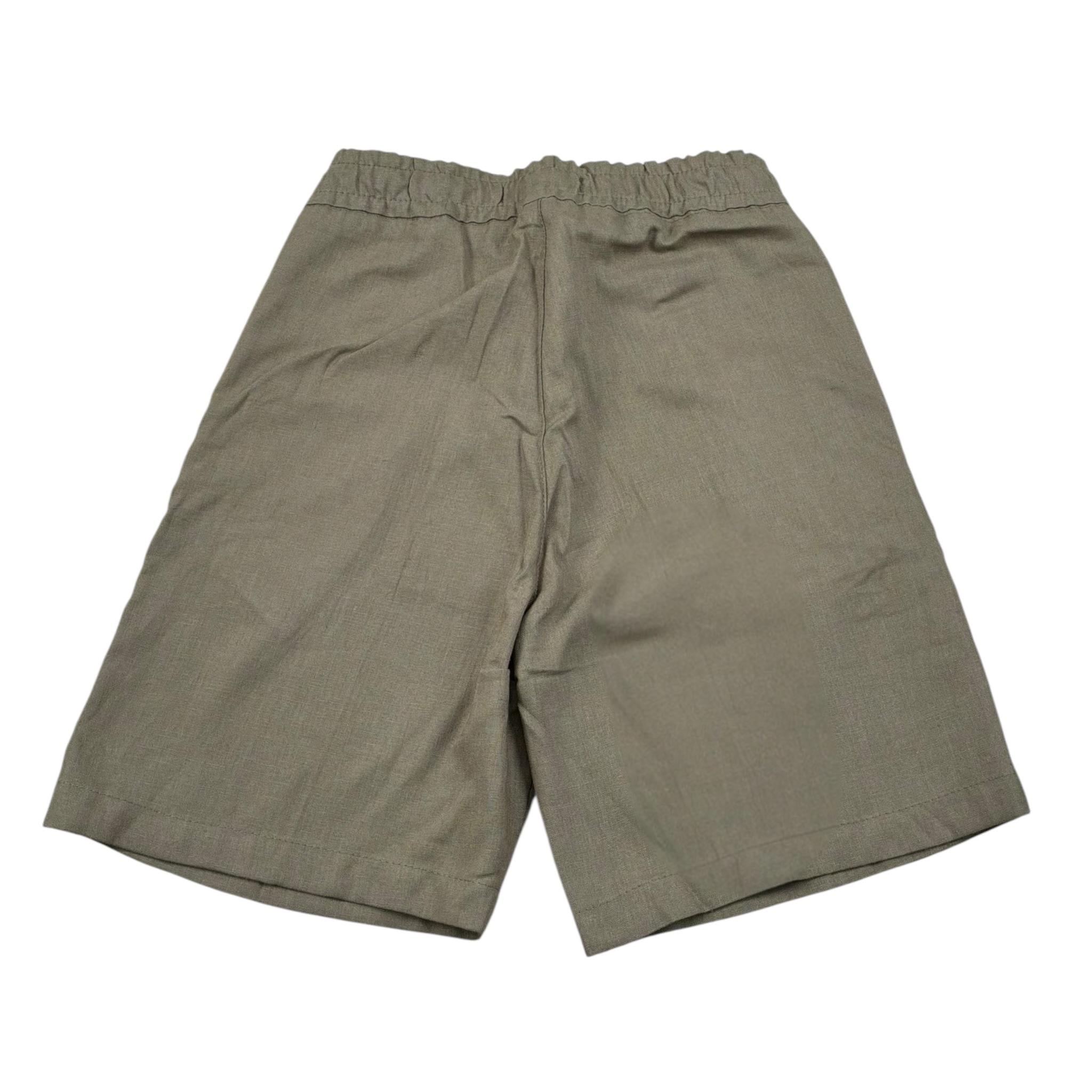 Manuel Ritz Bermuda Tinta Unita con Elastico In Vita per Bambino MR3118X VERDE MANUEL RITZ 