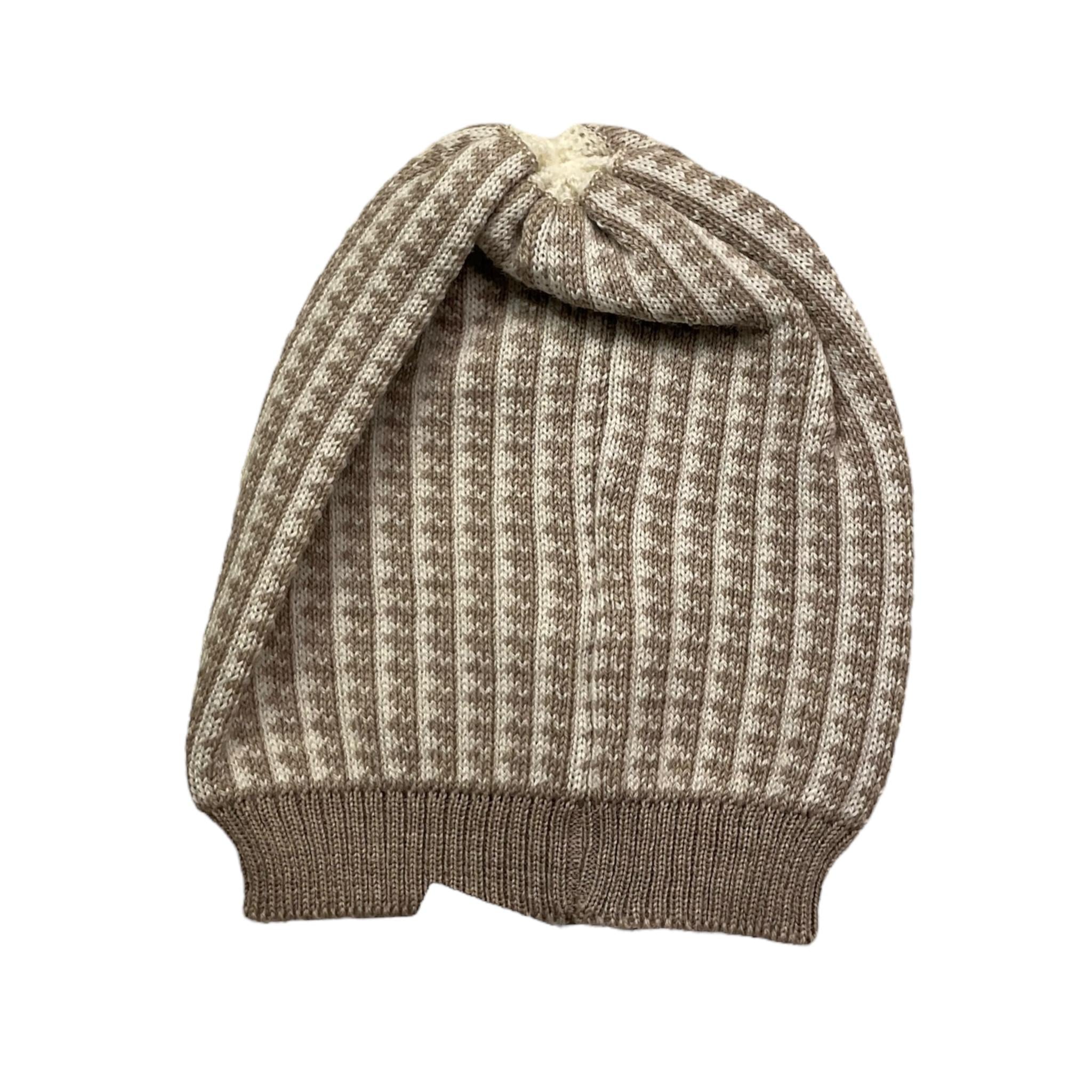 NINNAOH cappello tinta unita con microfantasia Bianco per Neonato I23313F BIANCO NINNAOH 