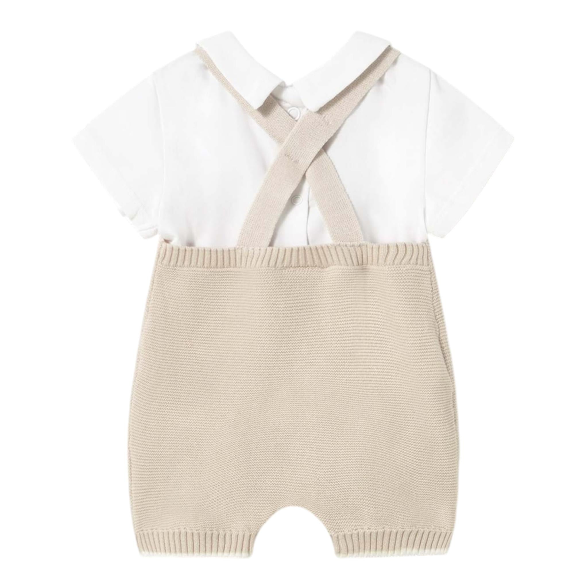 Mayoral Completo 2 Pezzi T-Shirt-Pagliaccetto per Neonato 1607X BEIGE MAYORAL 