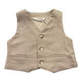 Mayoral Gilet Tinta Unita per Neonato 1394X BEIGE MAYORAL 