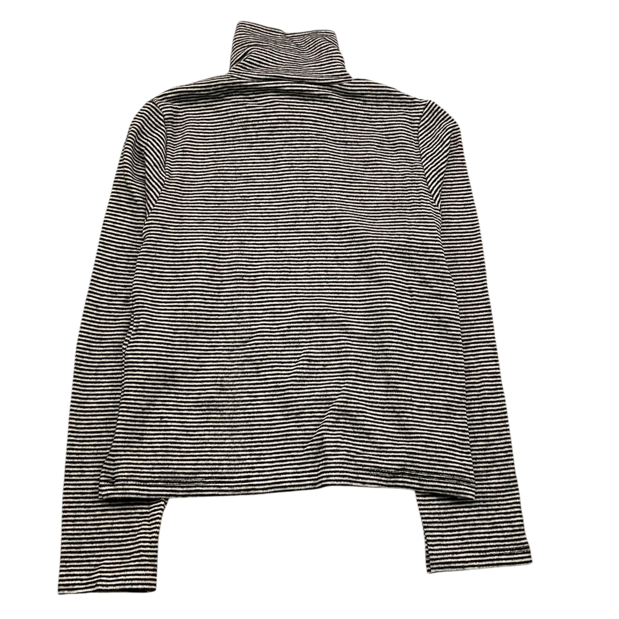 PLEASE shirt collo alto fantasia a righe Nero per Bambina LW00213G66 NERO PLEASE 