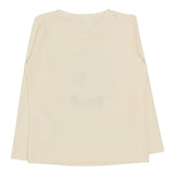 LIU JO shirt girocollo tinta unita con stampa in contrasto Panna per Bambina KF4117 PANNA LIU JO 