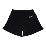 Maison Margiela Einfarbige Trainingsanzug-Shorts mit elastischer Taille Schwarz Für Mädchen