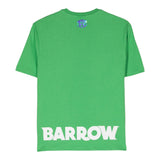 Barrow Kids Einfarbiges Rundhals-T-Shirt mit Kontrastdruck Grün für Jungen