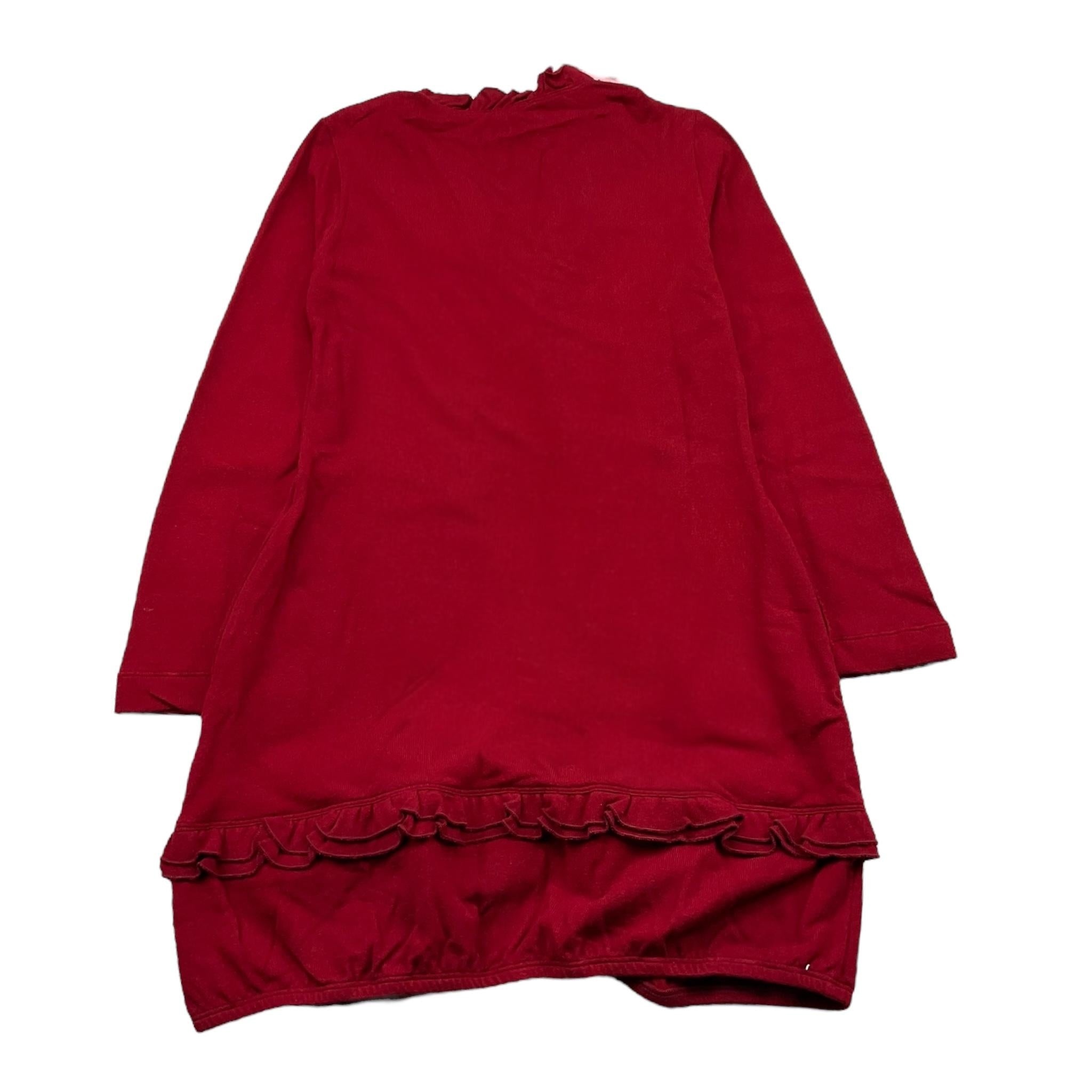 MONNALISA cardigan modello lungo tinta unita Rosso per Bambina 116817 ROSSO MONNALISA 