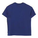 ETRO t-shirt girocollo tinta unita con logo Blu per Bambino GV8P51 BLU ETRO 