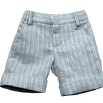 Le Bebe Bermuda Fantasia A Righe con Elastico In Vita per Neonato LBB5378 AZZURRO LE BEBE 