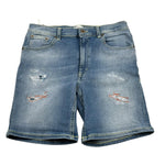 Dondup Bermuda In Denim Tinta Unita per Bambino DMBE30 AZZURRO DONDUP 