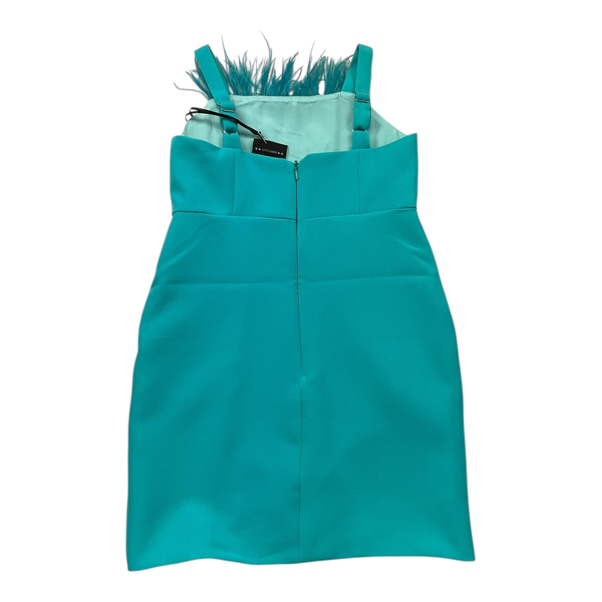 Marc Ellis Abito Tinta Unita A Bretelle con Stampa per Bambina JMJSR01181 VERDE MARC ELLIS 