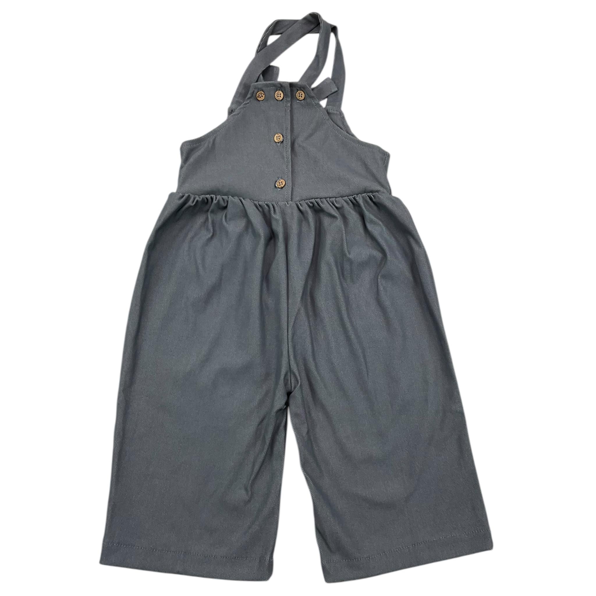 BAMBOOM+BABIES salopette tinta unita Blu per Bambino 7066J BLU BAMBOOM+BABIES 