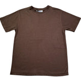 Paolo Pecora T-Shirt Girocollo Tinta Unita per Bambino PP4222 MARRONE PAOLO PECORA 