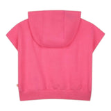 Billieblush Felpa Smanicata Tinta Unita con Cappuccio per Bambina U20846 ROSA FLUO BillIEBLUSH 