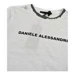 Dsquared2 Shirt Girocollo Tinta Unita con Stampa per Bambino 1231M1362 BIANCO DSQUARED2 