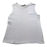 I'M Brian Einfarbiges Tanktop mit Rundhalsausschnitt in Weiß für Jungen