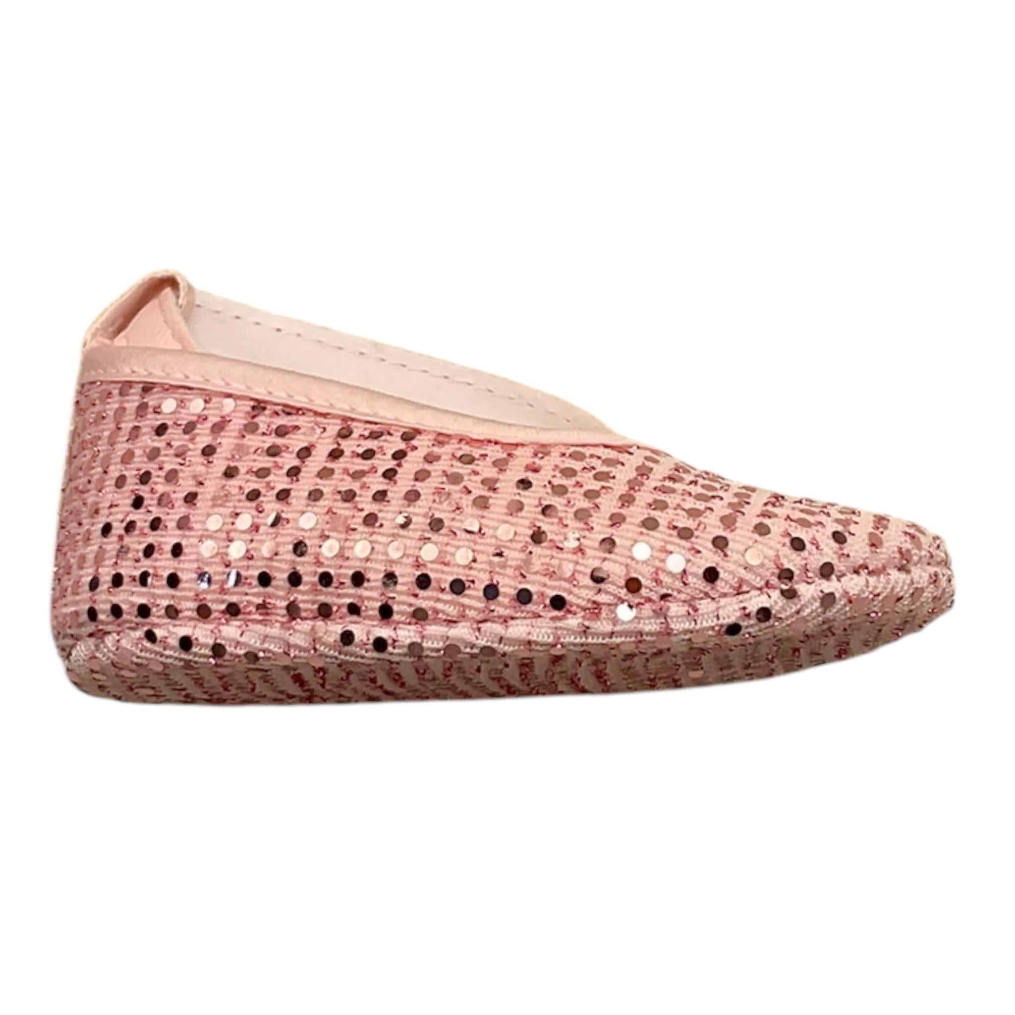 Le Bebe' Ballerina Tinta Unita con Paillettes per Neonata LBG5907 ROSA LE BEBE' 