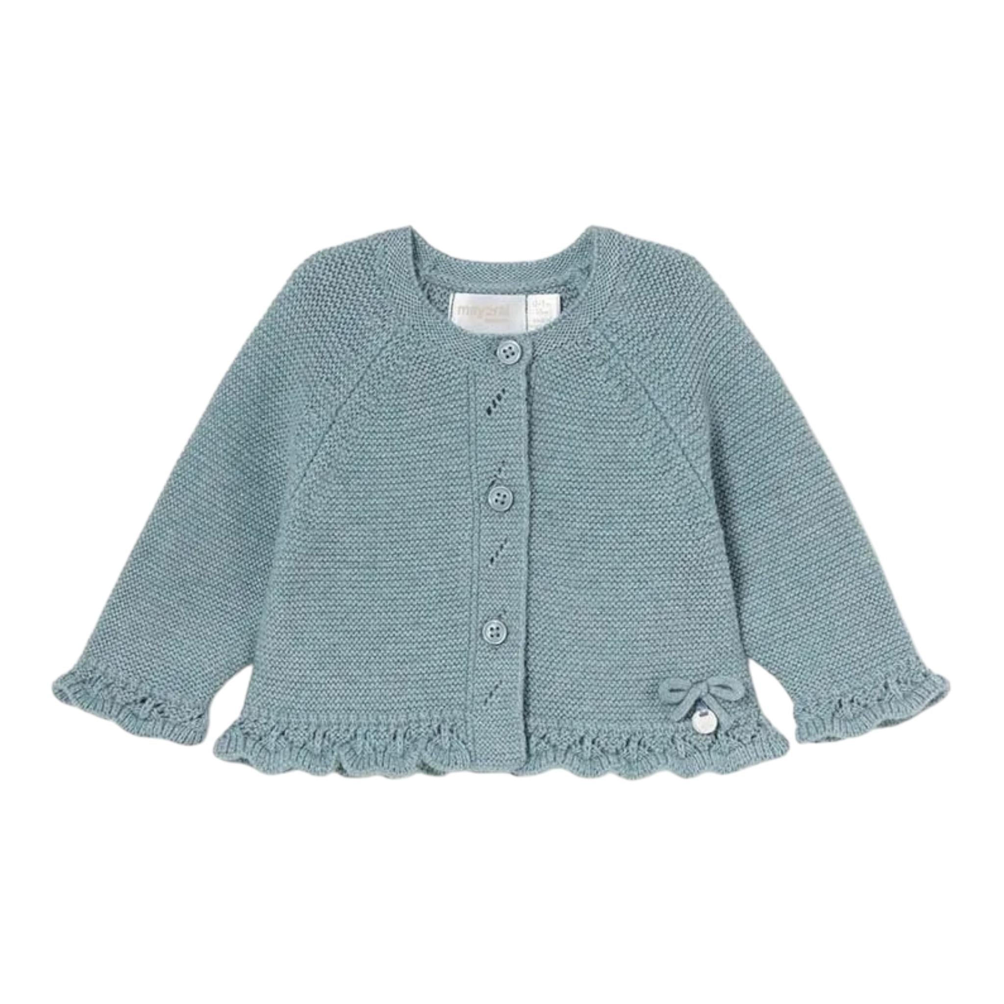 MAYORAL cardigan tinta unita  Verde per Neonata 2301 VERDE MAYORAL 