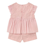 Mayoral Completo 2 Pezzi Camicia-Short Tinta Unita per Neonata 1261 ROSA MAYORAL 