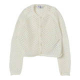 Il Gufo Cardigan Tinta Unita Traforato per Neonato P25GF440EM109 PANNA IL GUFO 