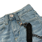 Never Too Bermuda In Denim tinta unita Azzurro per Neonato NT1635N AZZURRO NEVER TOO 