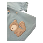 MAYORAL abito tinta unita con ricami Azzurro per Neonata 2885X AZZURRO MAYORAL 