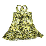 4Giveness Abito Tinta Unita con Fantasia Maculata per Bambina FGCG3944 GIALLO 4GIVENESS 