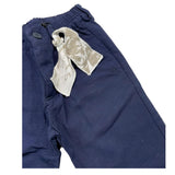 Cesare Paciotti Einfarbige Hose mit elastischer Taille Blau für Neugeborene