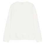 STELLA McCARTNEY felpa chiusa girocollo tinta unita Bianco per Bambina V4A80J BIANCO STELLA McCARTNEY 