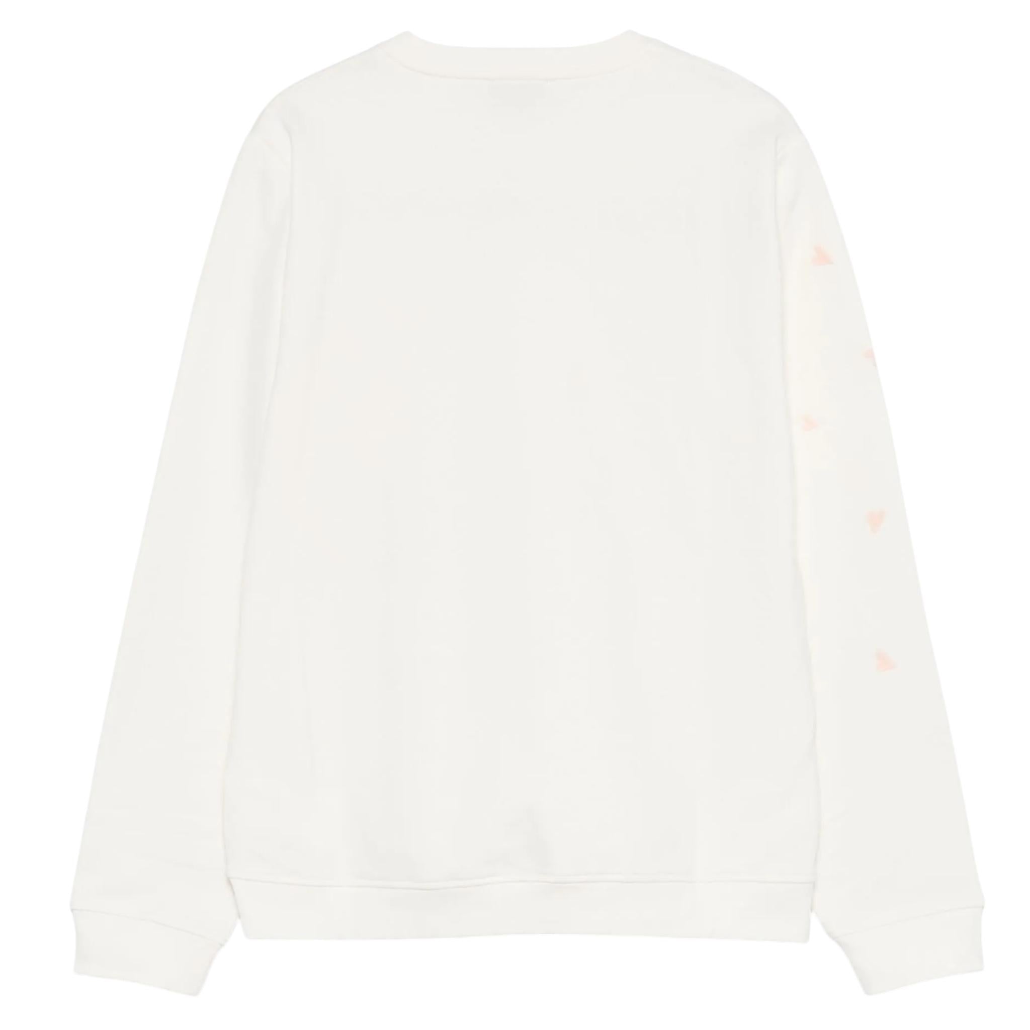 STELLA McCARTNEY felpa chiusa girocollo tinta unita Bianco per Bambina V4A80J BIANCO STELLA McCARTNEY 