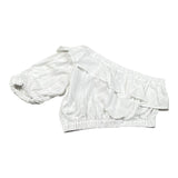 Gaelle Top Tinta Unita Monospalla per Bambina 2746M00346 BIANCO GAELLE 