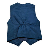 Manuel & Frank Gilet Tinta Unita  per Bambino MF5142B BLU MANUEL & FRANK 