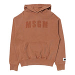 MSGM felpa chiusa con cappuccio tinta unita Marrone per Bambino F3MSJUHS1 MARRONE MSGM 